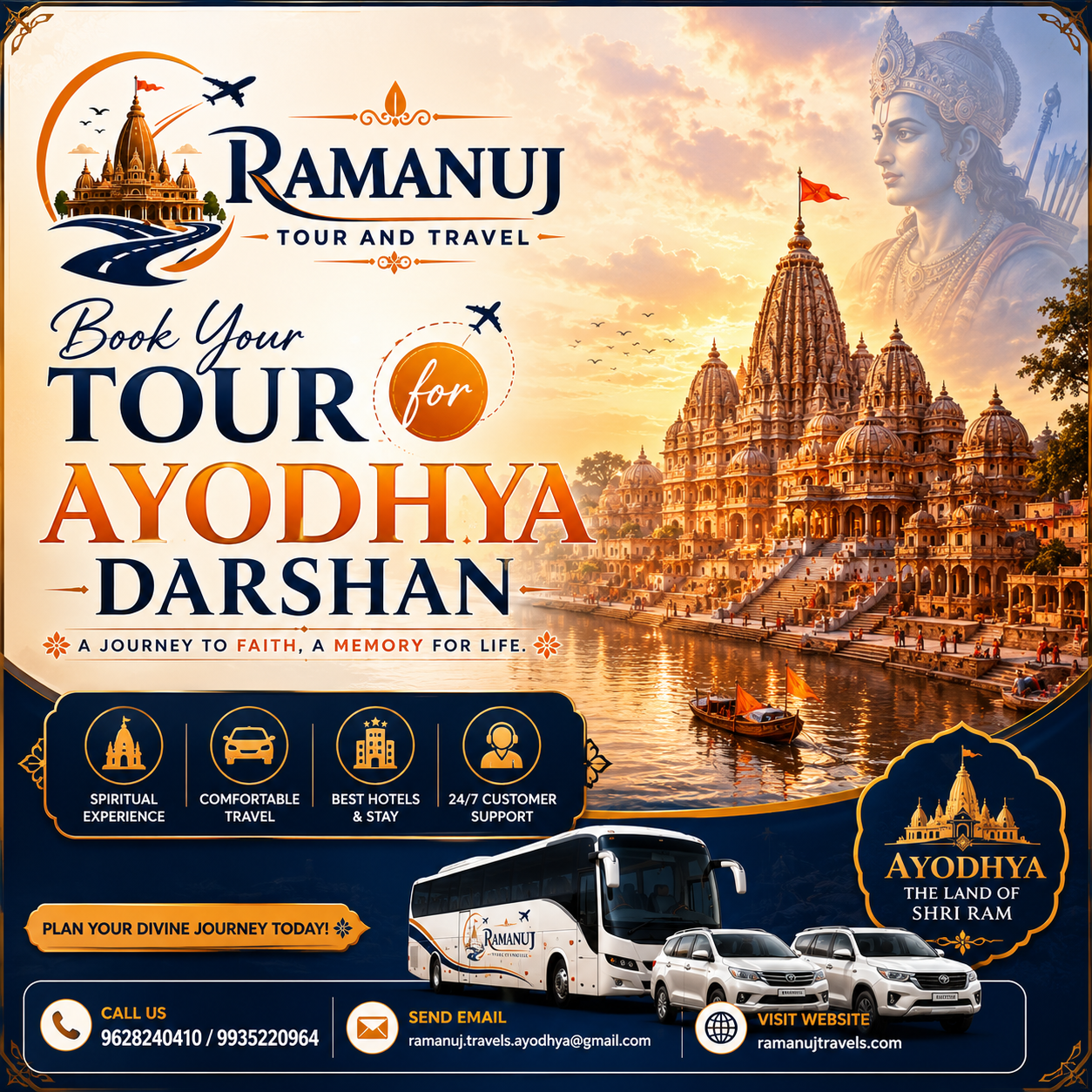 Ramanuj Tour and Travel - Ayodhya No.1 Trusted Agency